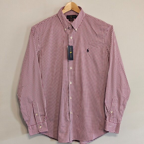 Ralph Lauren Other - Ralph Lauren Classics Shirt — Maroon Check — XL — NWT — Light Weight